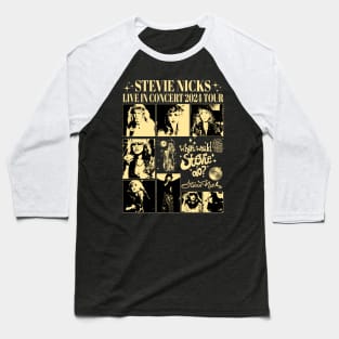 Stevie Nicks Live in Concert 2024 Tour Baseball T-Shirt